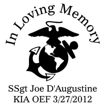 SSgt Joe D'Augustine - Memorial Decal - Click Image to Close