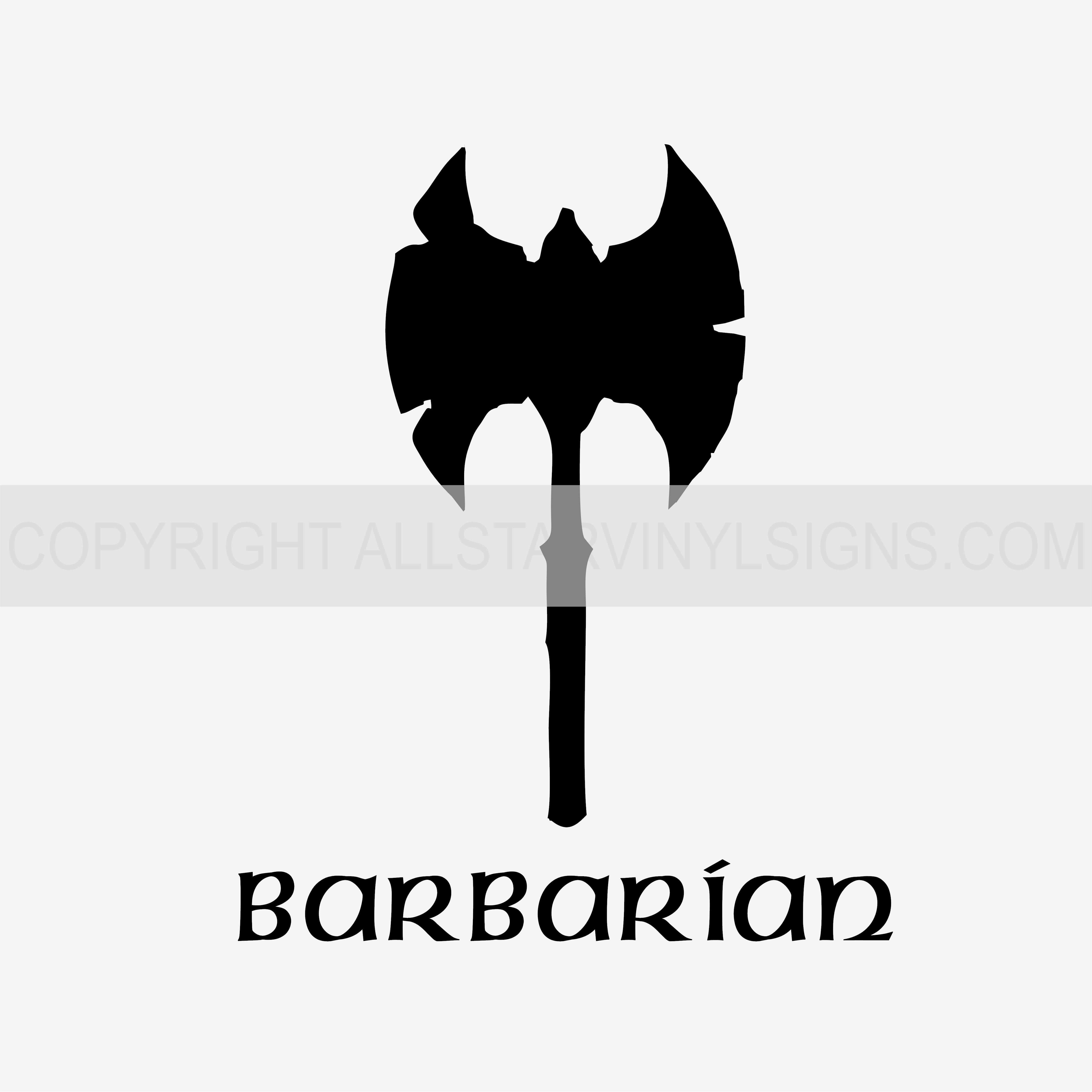 BARBARIAN - DND CLASS - Click Image to Close