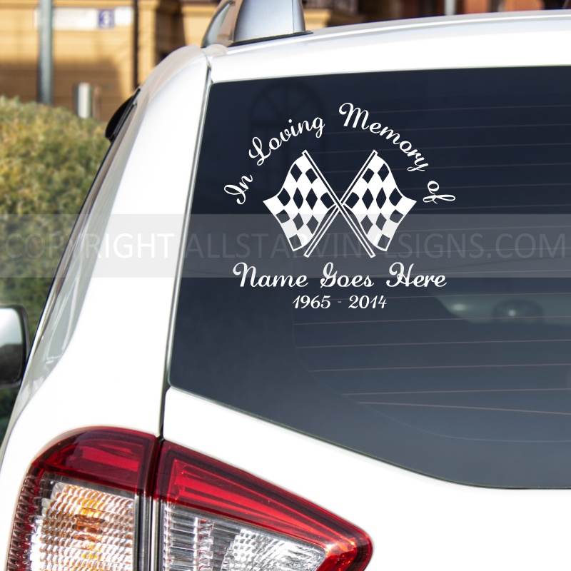 Memorial decals discount
