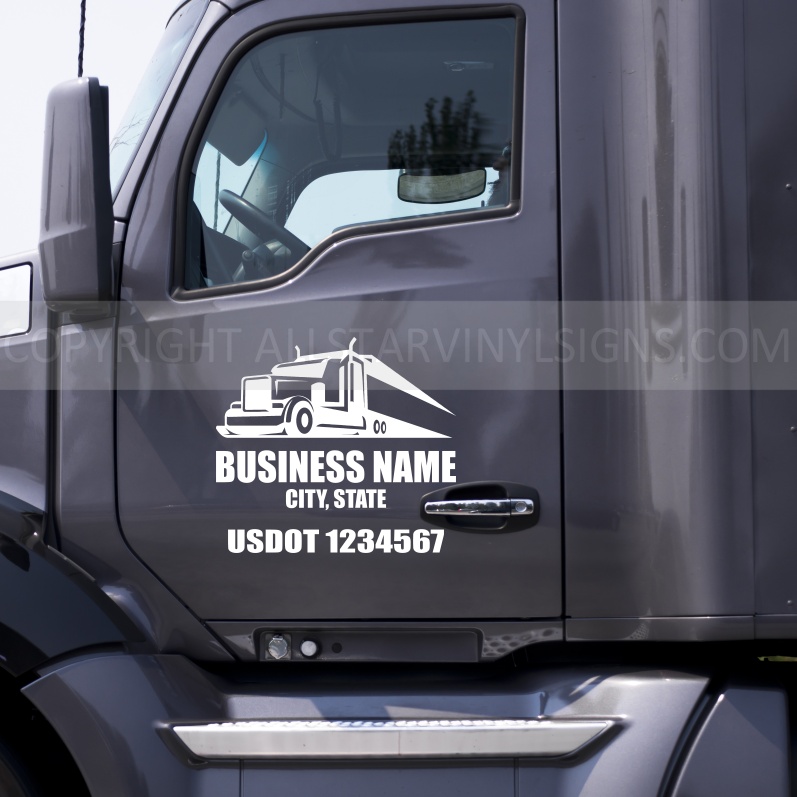 Solid Semi-Truck with USDOT
