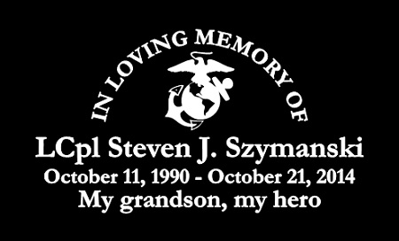 CUSTOM - LCpl Steven J. Szymanski (Grandson)