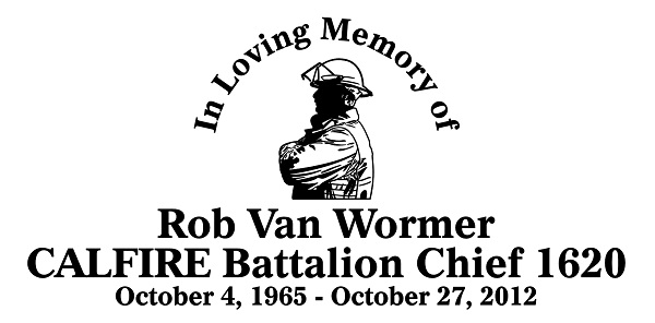 Rob Van Wormer - Memorial Decal