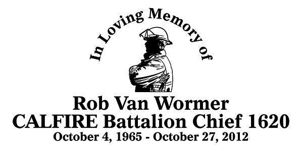 Rob Van Wormer - Memorial Decal