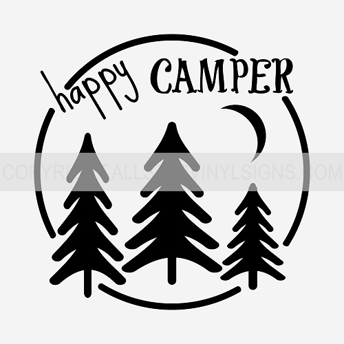 Happy Camper (Trees) - Click Image to Close