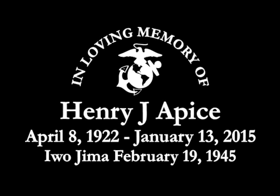CUSTOM - In Loving Memory of Henry J Apice