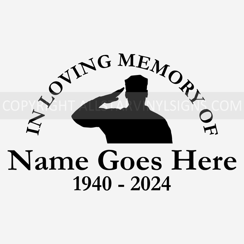 Saluting Soldier (BLOCK)