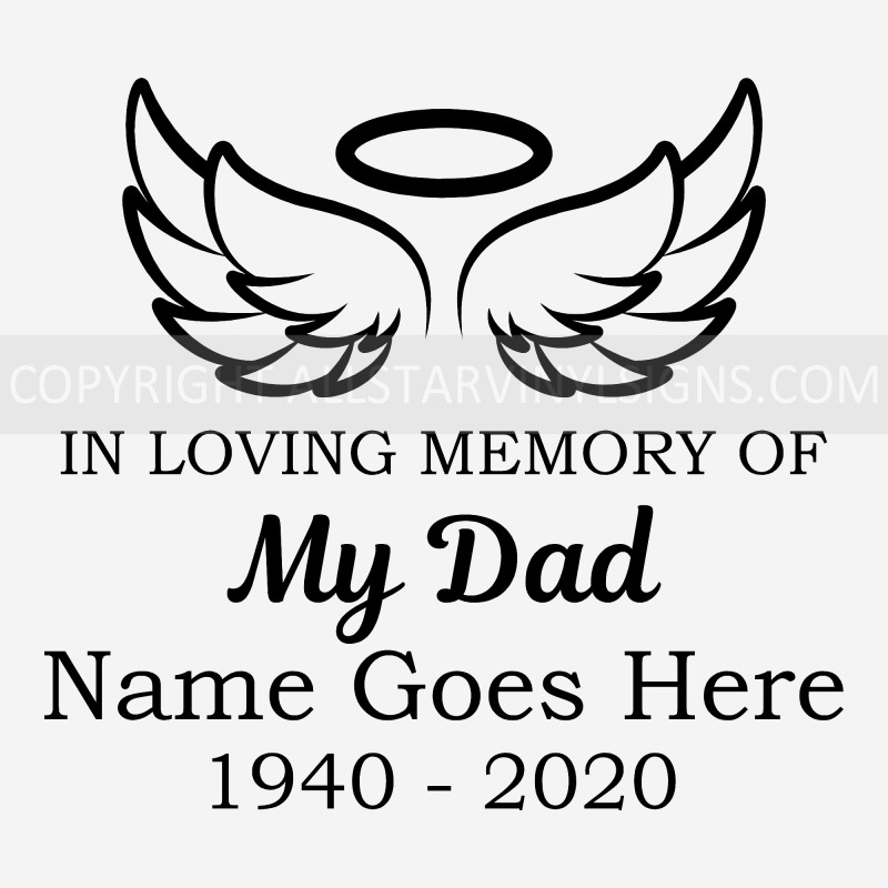 My Dad Angel Wings - Click Image to Close