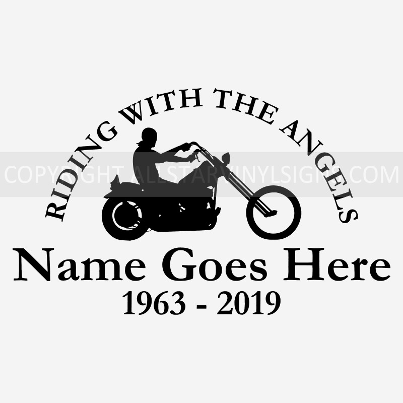 RIDING WITH THE ANGELS Motorcycle - Click Image to Close