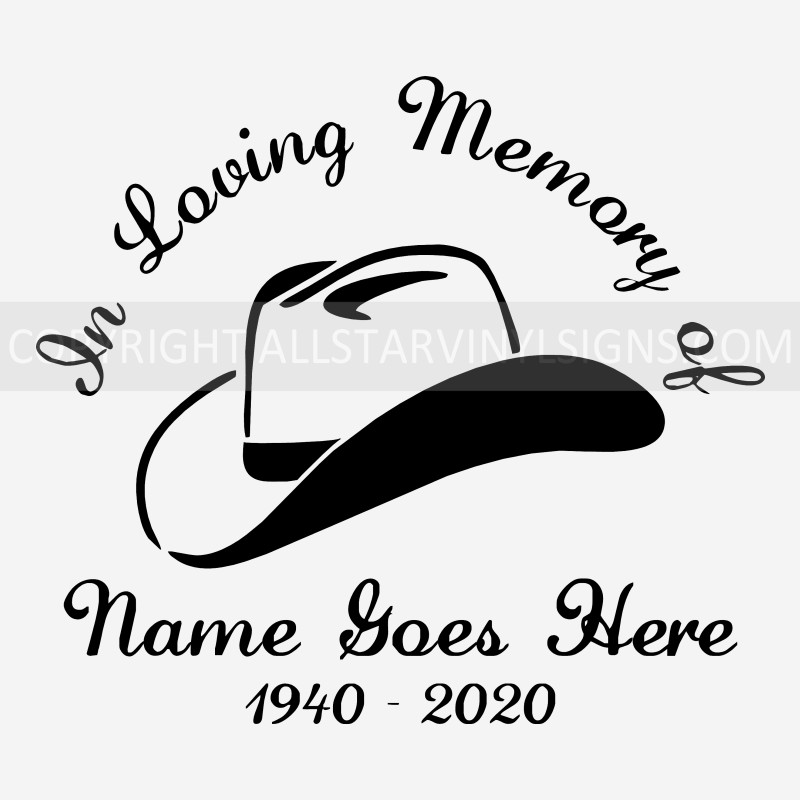 Cowboy Hat (SCRIPT) - Click Image to Close