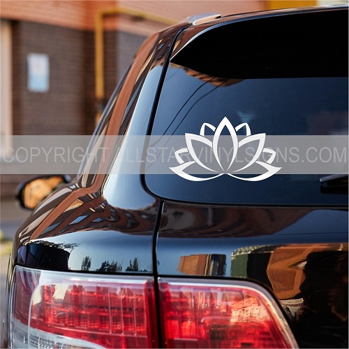 Lotus Flower (Outline) - Click Image to Close