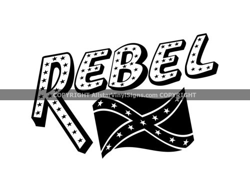 REBEL (with Confederate Flag)