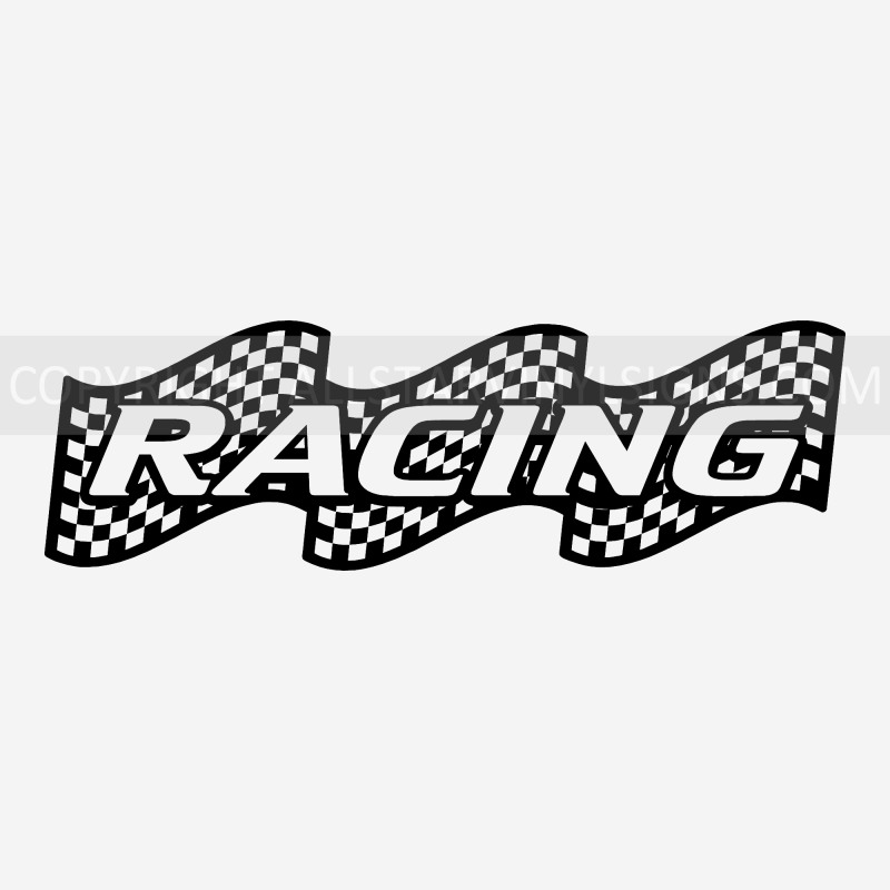 RACING Checker Banner