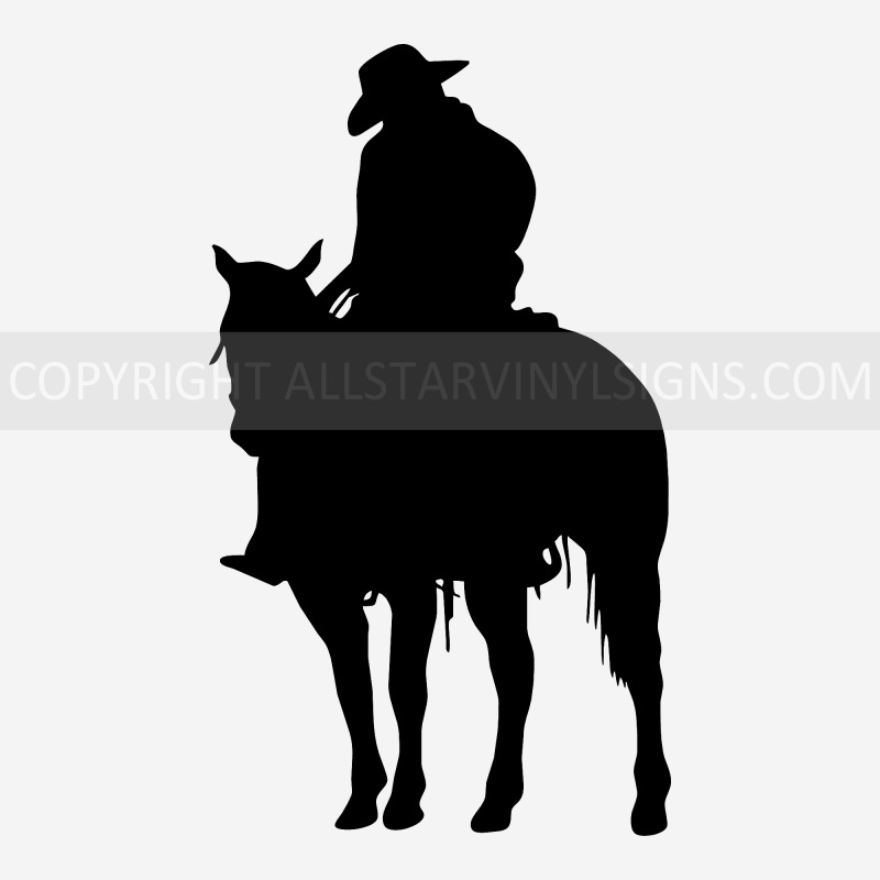 Cowboy on Horse