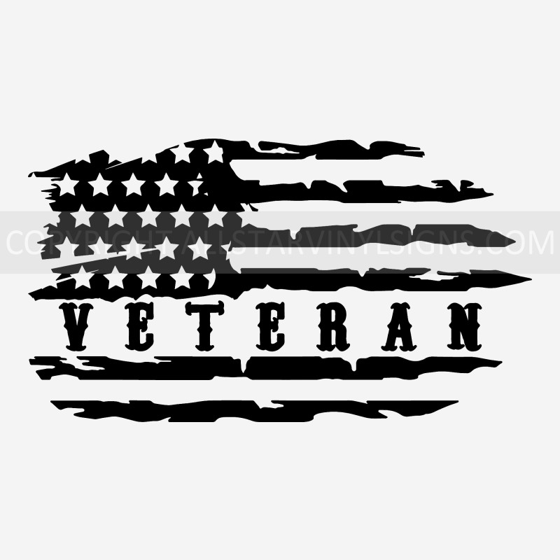 Veteran American Flag - Click Image to Close