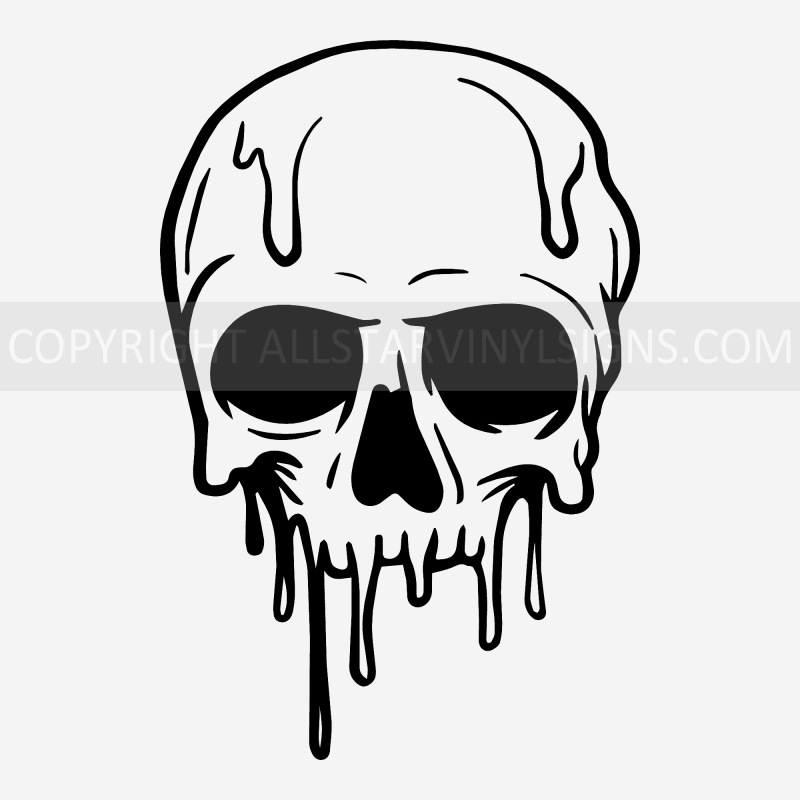 Dripping Skull - Click Image to Close