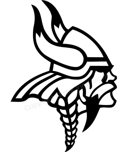 Viking School and Team Mascot Car Window Stickers - Vinyl Decals for ...